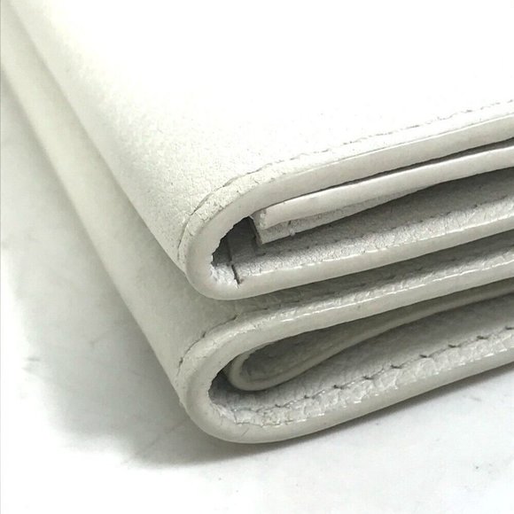 LOUIS VUITTON Portefeuille lock mini Compact Wallet Trifold Leather - Picture 7 of 14